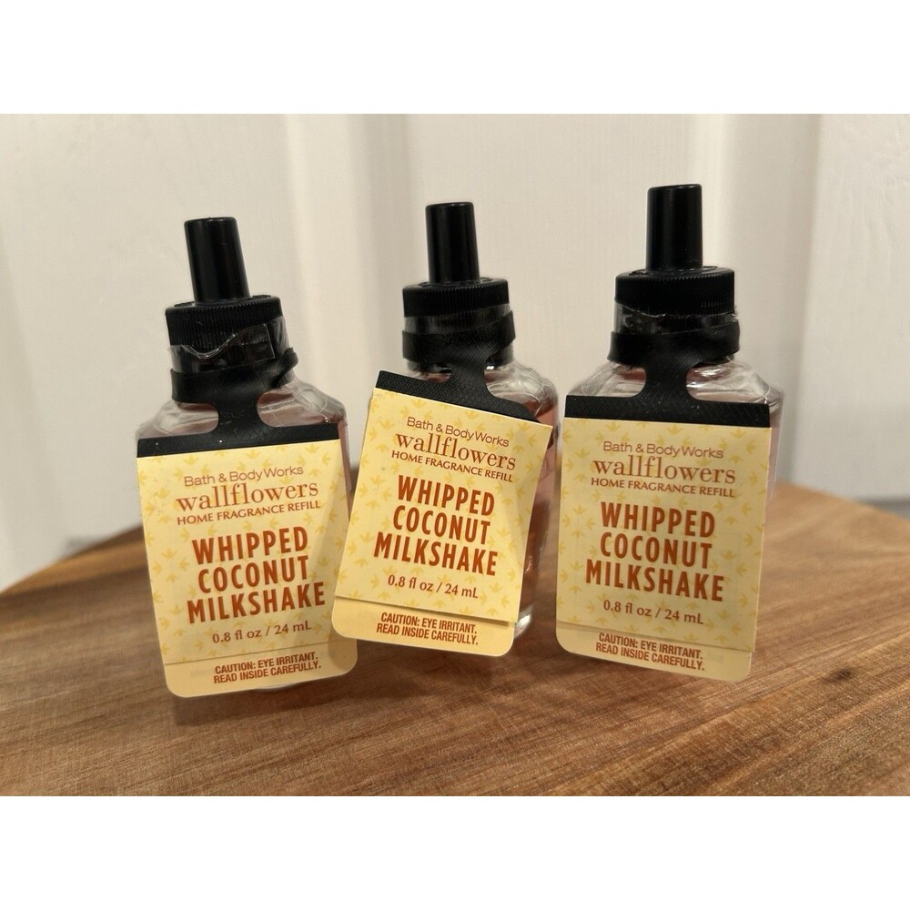 Bath & Body Works Wallflowers Refill 3-Pack WhippedCoconut Milkshake